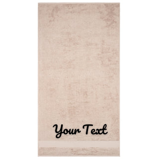 Personalized Turkish Cotton Hand Towel Set - Bath Sheet (Oversized 40"x80")