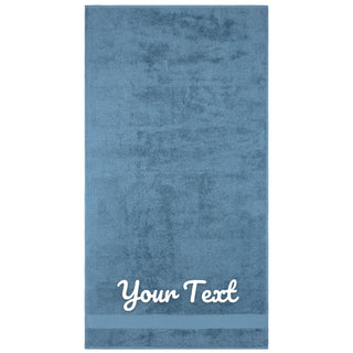 Personalized Turkish Cotton Hand Towel Set - Bath Sheet (Oversized 40"x80")