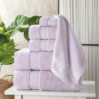 Personalized Turkish Cotton Towel Set – 6 Pieces