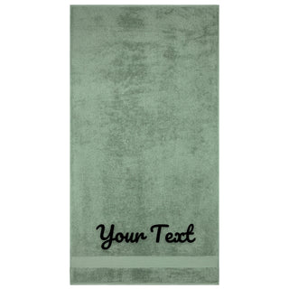 Personalized Turkish Cotton Hand Towel Set - Bath Sheet (Oversized 40"x80")