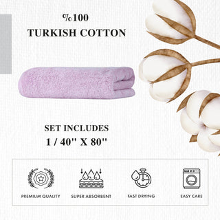 Personalized Turkish Cotton Hand Towel Set - Bath Sheet (Oversized 40"x80")