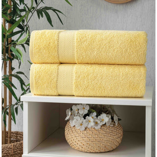 Personalized Turkish Cotton Bath Towel Set - 2 Pieces