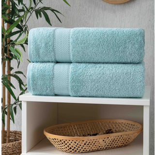 Personalized Turkish Cotton Bath Towel Set - 2 Pieces