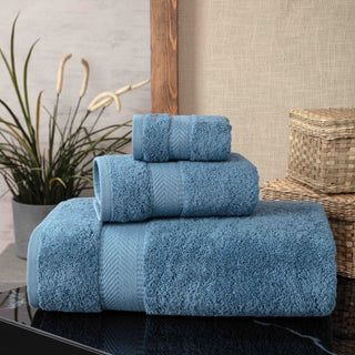 Personalized Turkish Cotton Towel Set – 3 Pieces