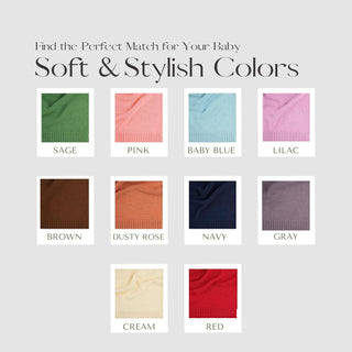 Personalized Baby Blanket, 100% Organic Certified Cotton