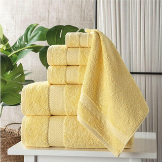 Personalized Turkish Cotton Towel Set – 6 Pieces
