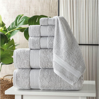 Personalized Turkish Cotton Towel Set – 6 Pieces